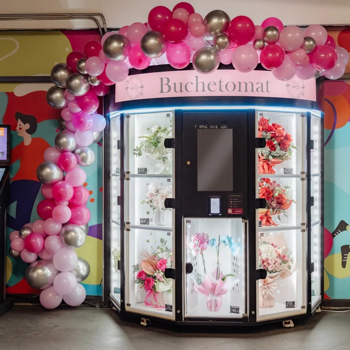 Automat vânzare flori